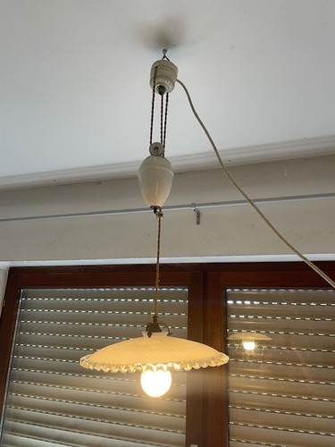 Antike jugendstil zuglampe - jugendstil, um