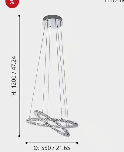 Eglo varrazo pendelleuchte led - eglo,
