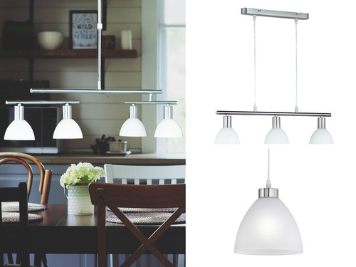 Led pendelleuchten glasschirm - led,