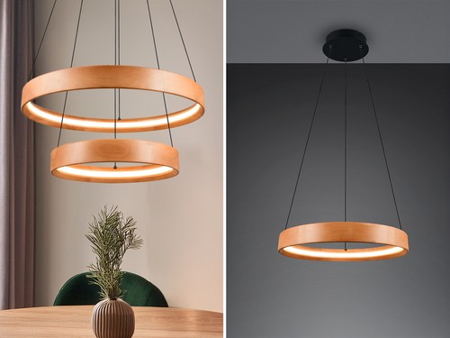 Hängende ring lampen über - ring,